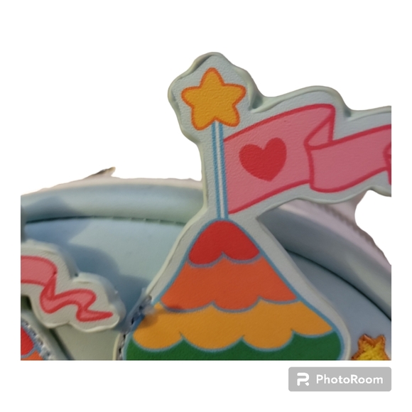 Carebears 40th Anniversary Loungefly Bag & Matching Wallet New with Tags - Picture 3 of 12